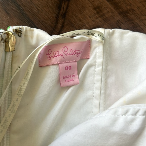 Lilly Pulitzer Strapless ANGELA DRESS 00 - Picture 4 of 4